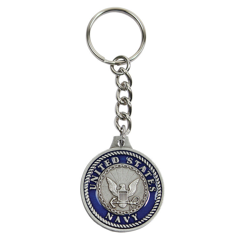 Navy Painted Keychain K907 Main Image