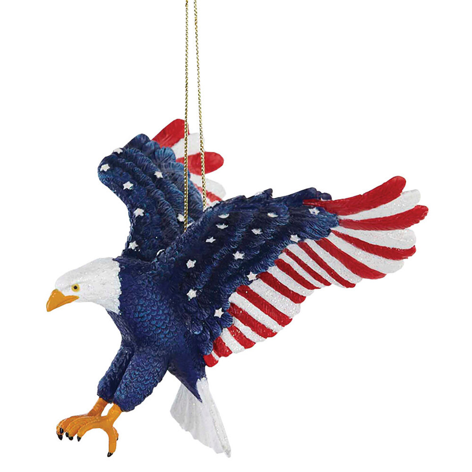 Stars and Stripes Eagle Ornament C8296 Main Image