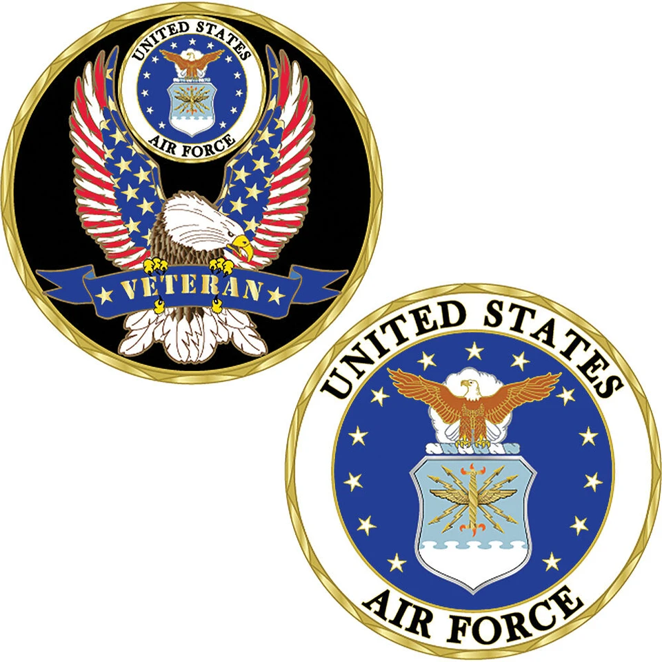 Air Force Veteran Challenge Coin  CH1400 (CK019) Main Image