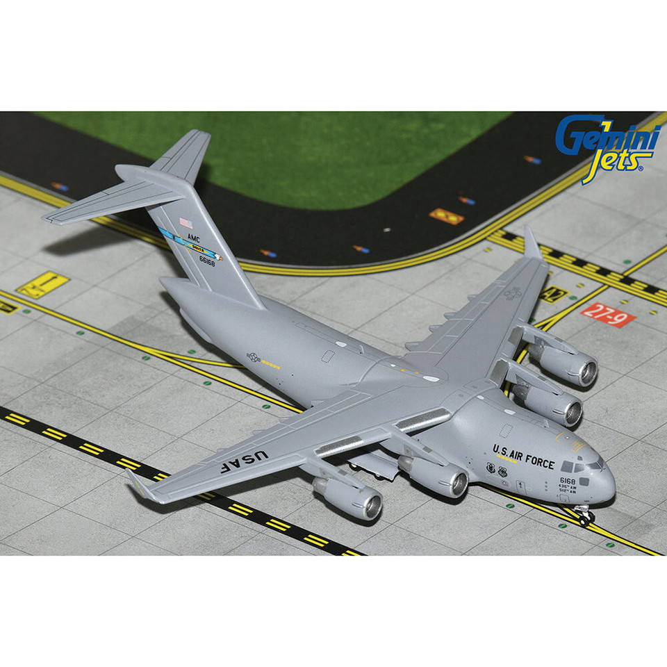 C-17A Globemaster 1/400 Die Cast Model USAF Dover AFB - Gemini Jets (GMUSA143) Main Image