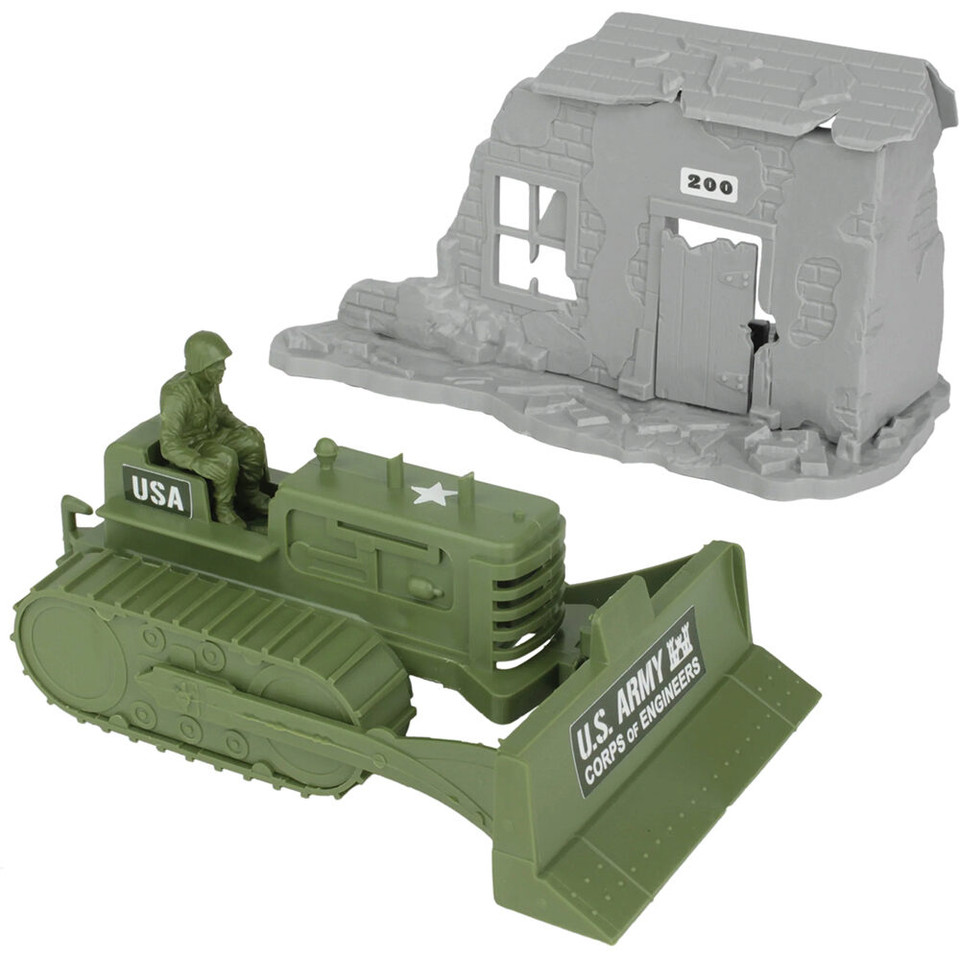 Bulldozer Building 1/32 Plastic Set BMC-48557 Main Image