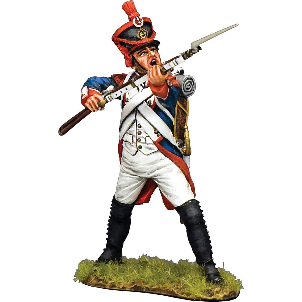 French Infantryman Thrusting Upwards 1/30 Figure K&C(NA522) Main Image