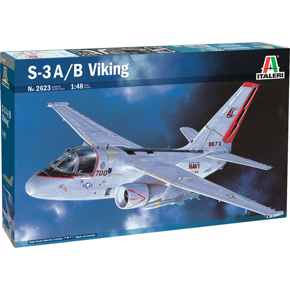 S-3A/B Viking 1/48 Kit Italeri (2623) Main Image