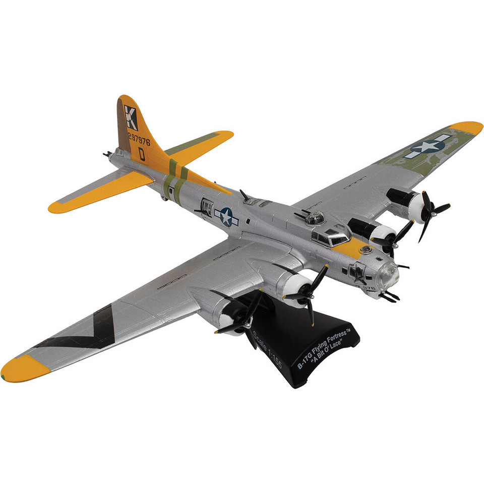 B-17G Flying Fortress 1/155 Die Cast Model Postage Stamp (PS5402-6) Main Image