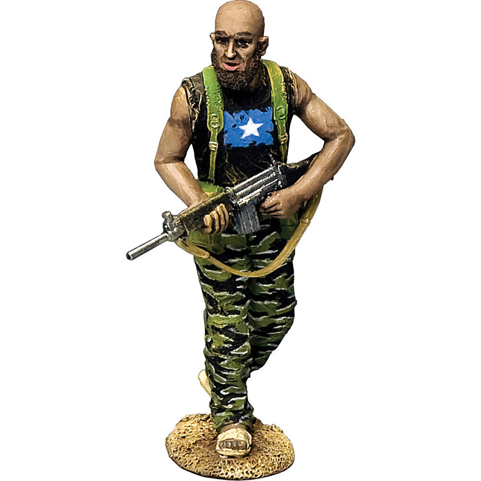 Mogadishu Militiaman Advancing w/a FN/FAL Rifle 1/30 Figure K&C (BHD027) Main Image