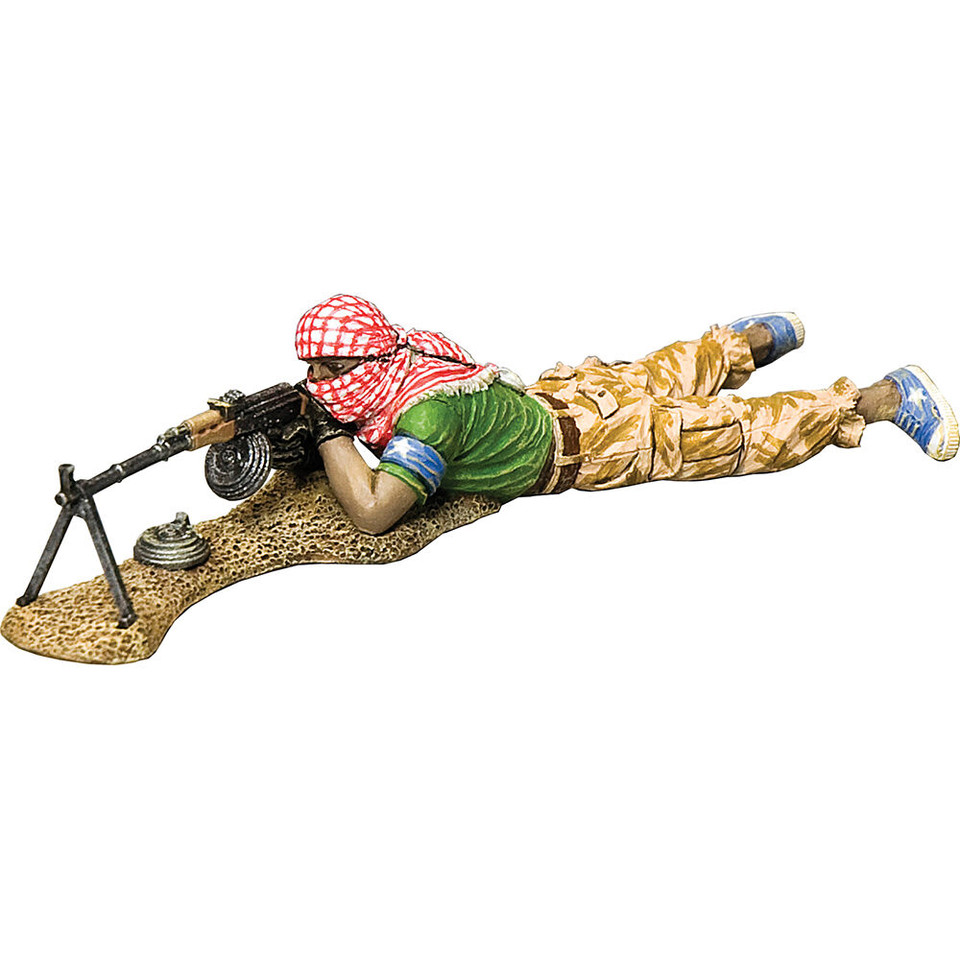 Mogadishu Militiaman firing his machine Gun 1/30 Figure K&C (BHD025) Main Image