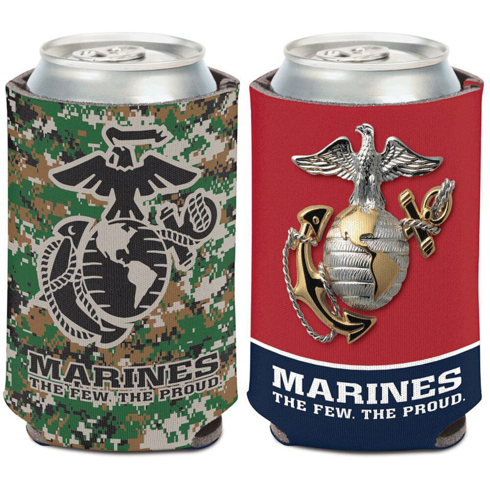 Marines Doublesided Can Cooler LS9318CMAR Main Image