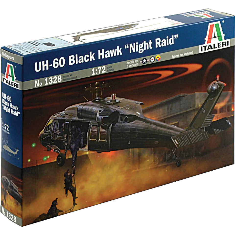 UH-60/MH-60 “Night Raid” 1/72 Kit Main Image