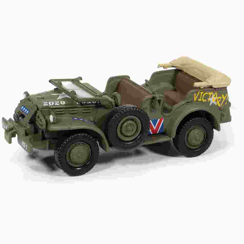 WWII Dodge WC57 Command Car Parade Vehicle VE Victory Europe - Army Green Main Image