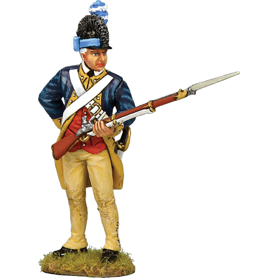Washington's Guard Co. Reaching For a Cartridge 1/30 Figure K&C (AR077) Main Image