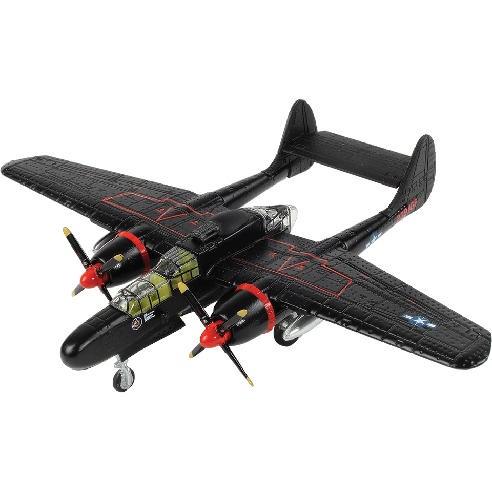 P-61 Black Widow 1/144 Die Cast Model - AF1-0138 Major Lee Kendall Lady in the Dark 548th NFS Main Image