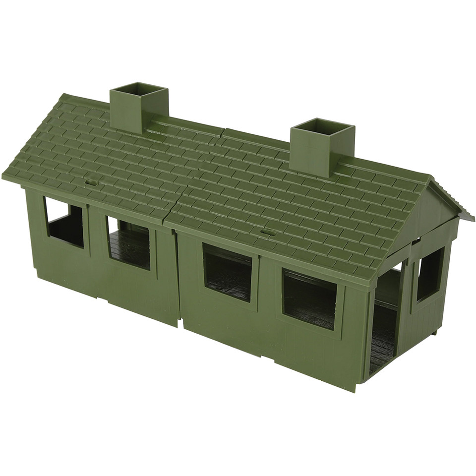 MPC Bunkhouse Building OD Green BMC TOYS (67110) Main Image