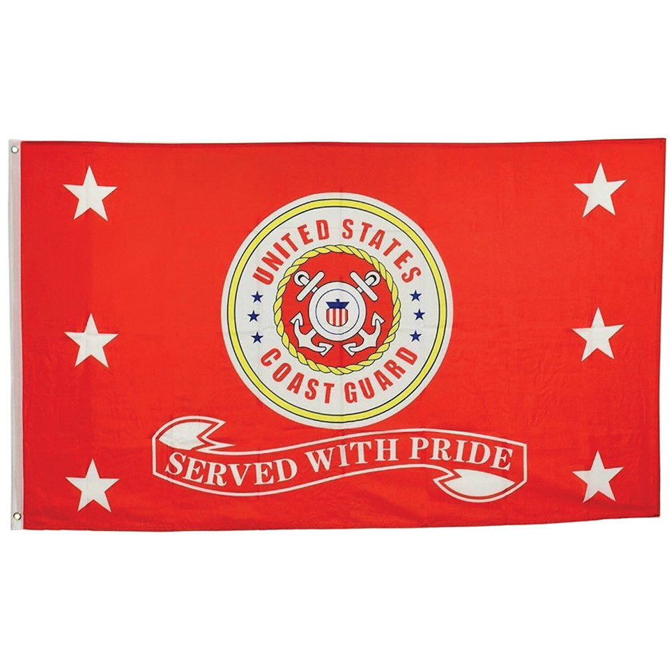 Coast Guard Served with Pride Flag Main Image