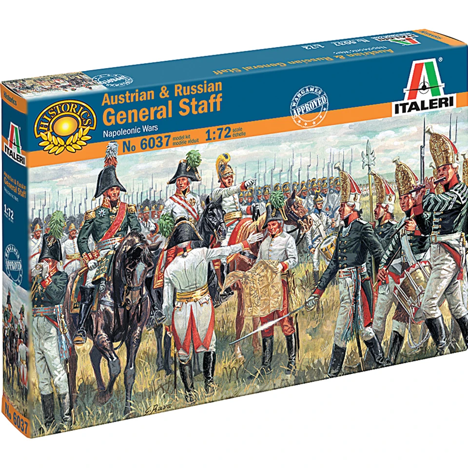 Austrian & Russian General Staff 1/72 Plastic Figures Main Image