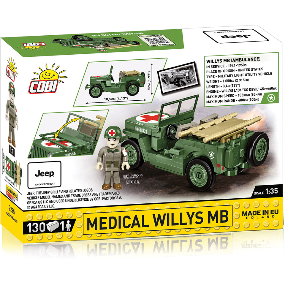 JEEP Medical MB Vehicle Building Brick Set Main Image