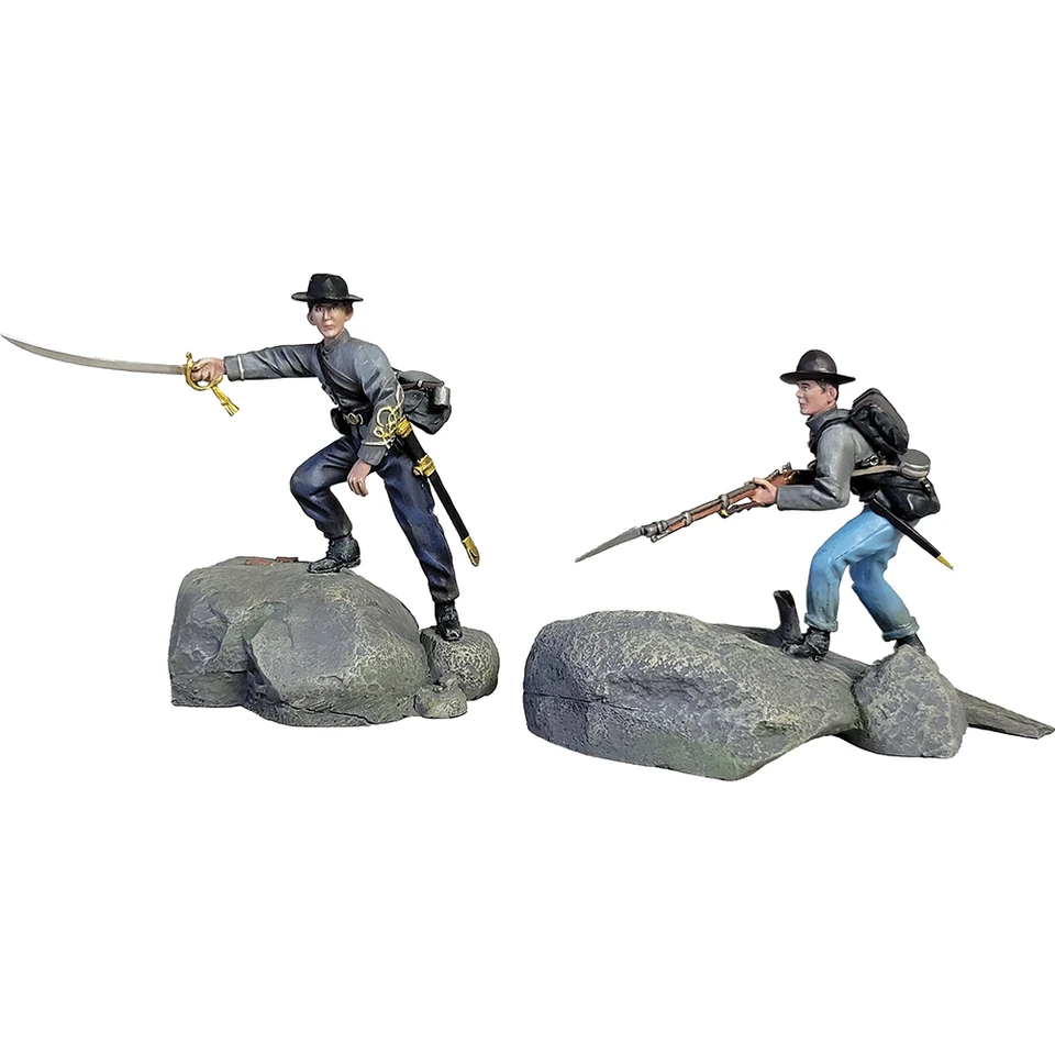 Confederate Officer and Infantryman 1/30 Figure Set No.2 William Britain (31490) Main Image