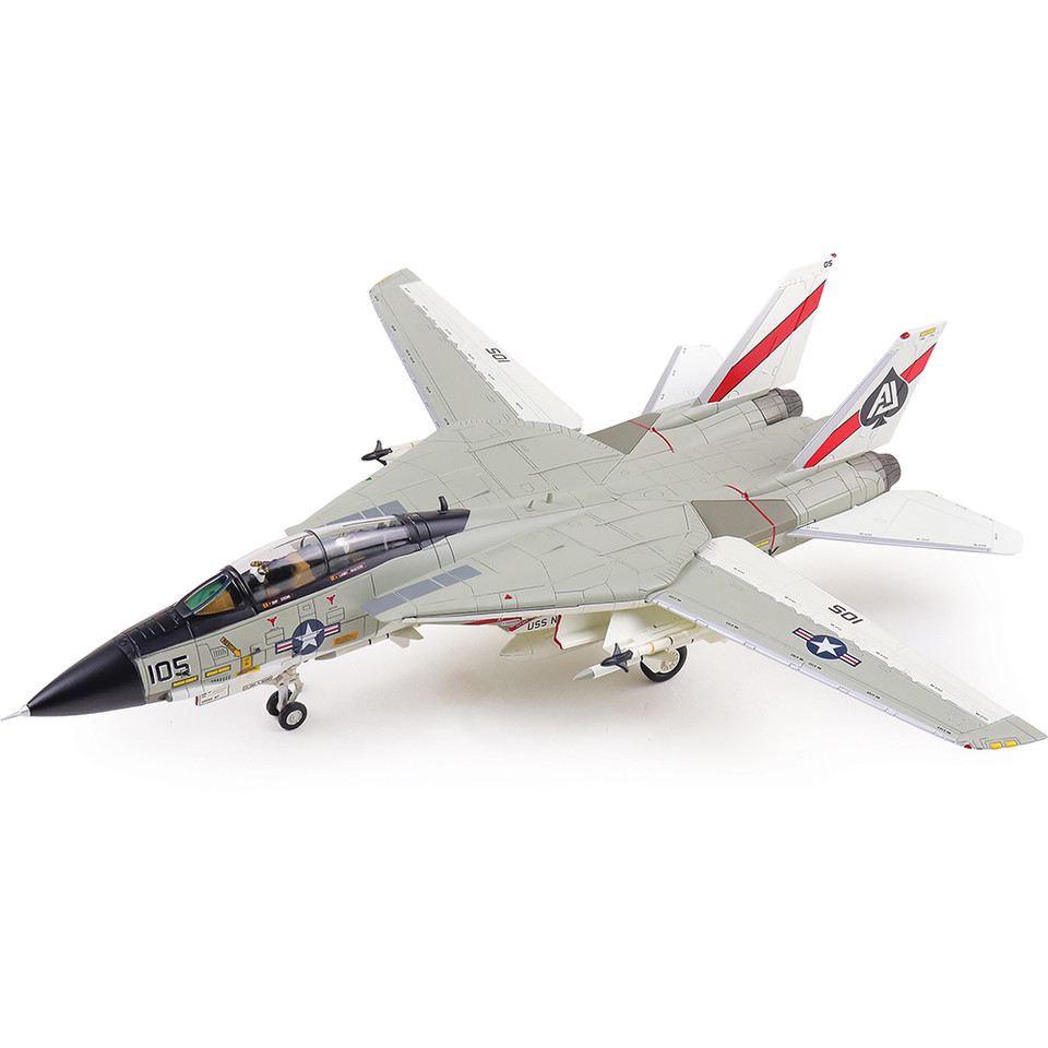 F-14A Tomcat 1/72 Die Cast Model - HA5261 VF-41Black Aces USS Nimitz 1978 Main Image