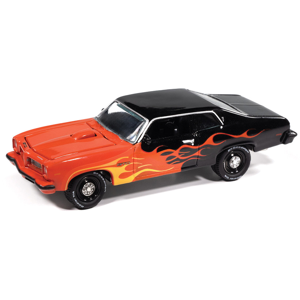 1974 Pontiac GTO (Black w/Flames) Main Image