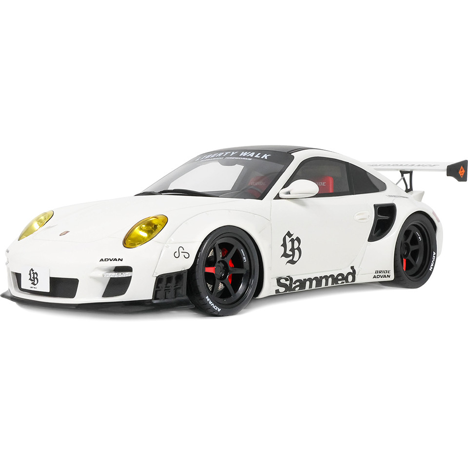 2024 LB-Works Porsche Turbo - White 1:18 Scale Main Image