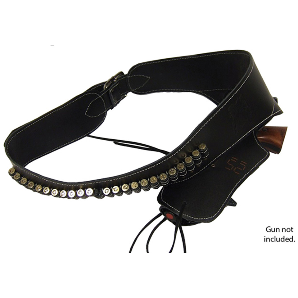Western-Style Leather Single-Rig Fast-Draw Holster - DENIX (22-707) Main Image