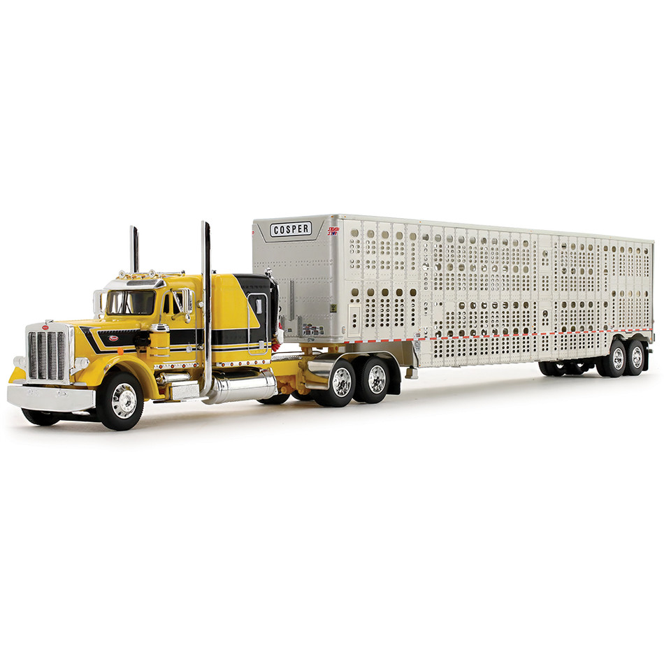 Peterbilt® Model 359 with 63 Flat Top Sleeper & Wilson® Silverstar® Livestock Trailer Main Image