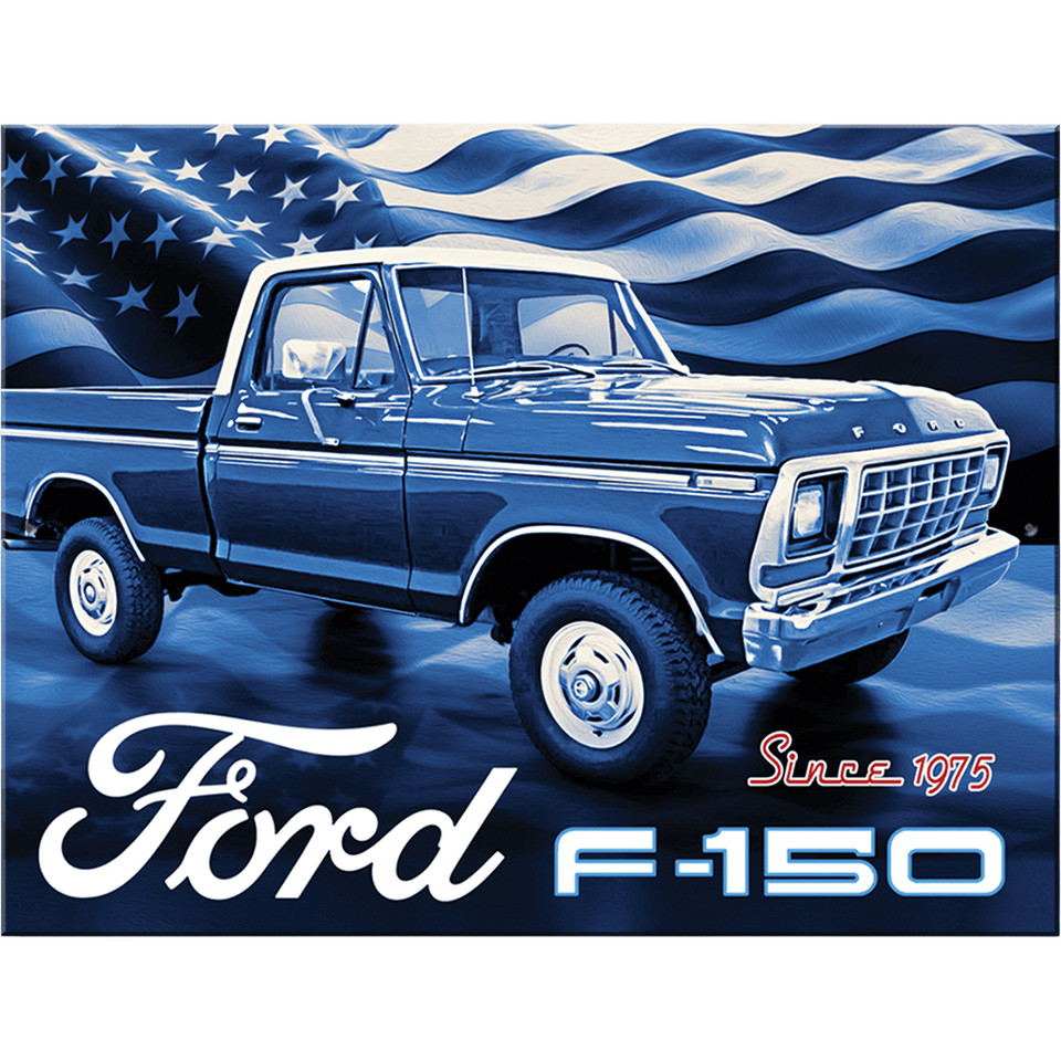 Ford F-150 American Flag Sign Main Image
