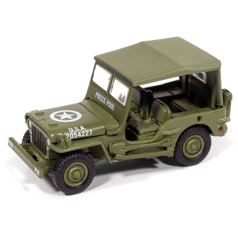 WWII Willys MB Jeep Press Pool/ Ernie Pyle - Olive Drab Dirty Main Image