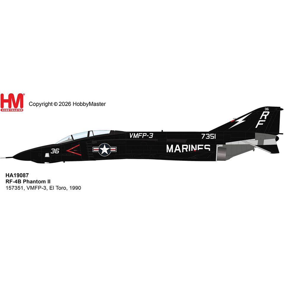 RF-4B Phantom II 1/72 Die Cast Model Main Image