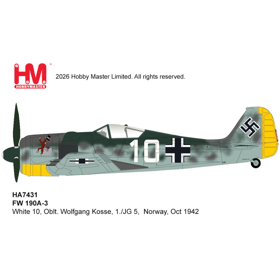 FW 190A-3 1/48 Die Cast Model Main Image