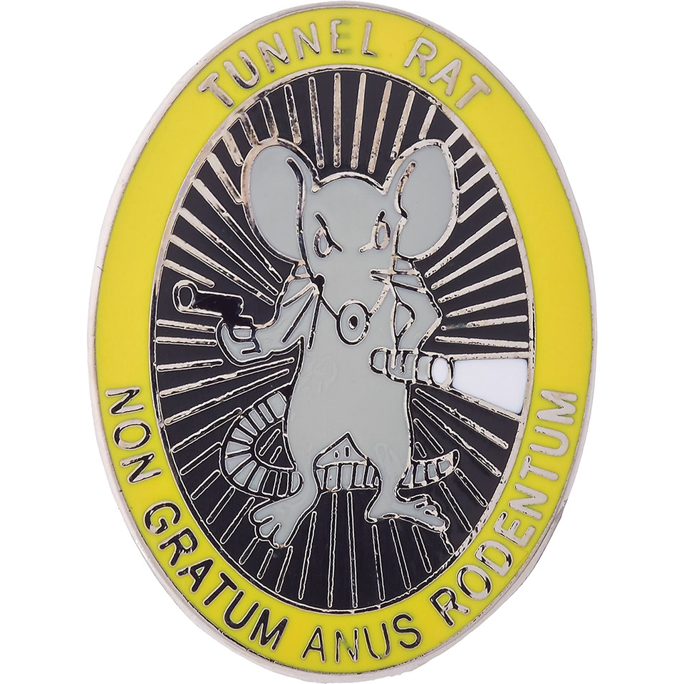 Vietnam Tunnel Rat Lapel Pin Main Image