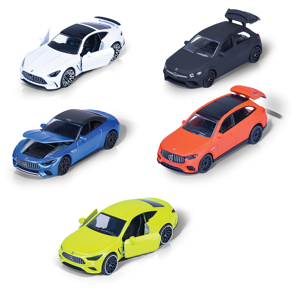 Mercedes-Benz AMG 1:64 Scale 5-Pack Main Image