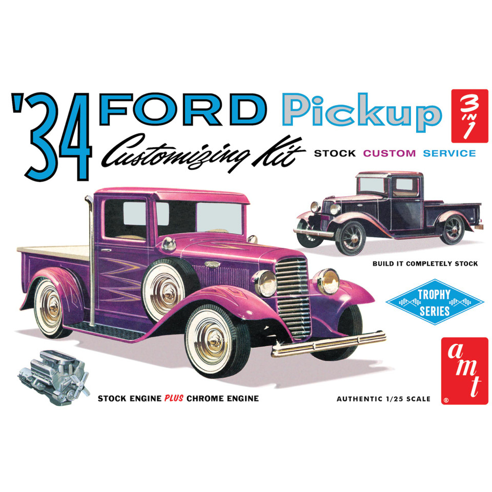 1934 Ford Pickup 1/25 Kit Main Image