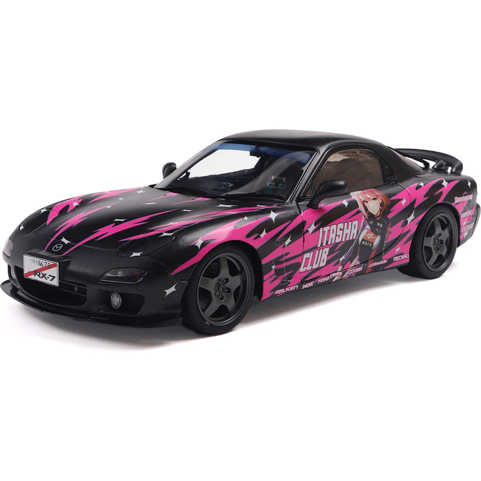 1999 Mazda RX7 Fd3Rs Solido Works Itasha Club Pink Main Image