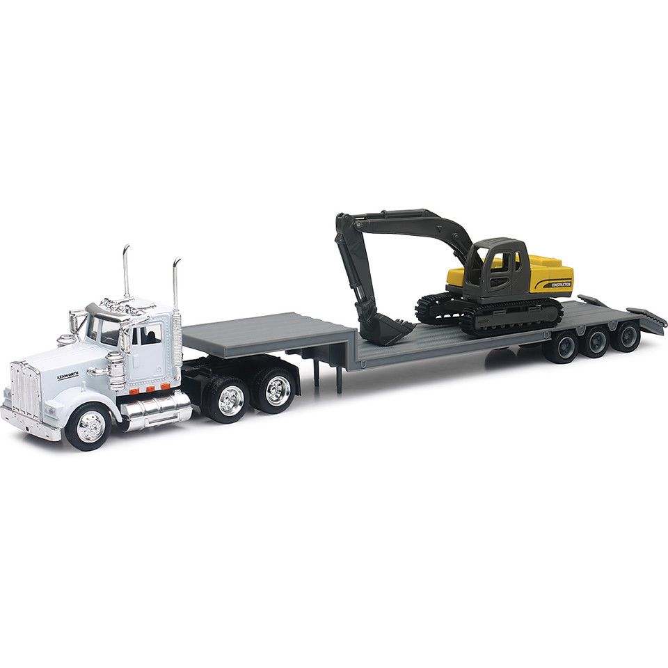 Kenworth Lowboy W/Excavator Main Image
