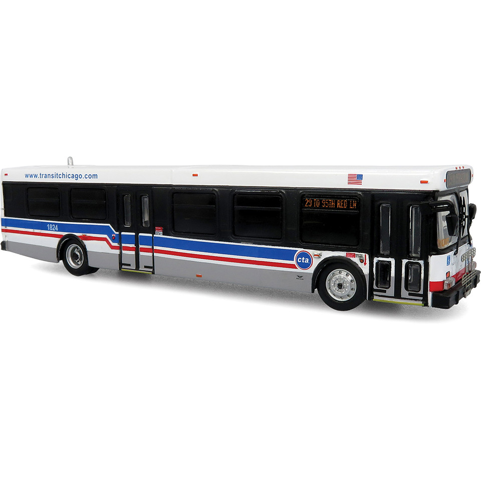 New Flyer D40LF Transit Bus:  CTA Chicago Main Image