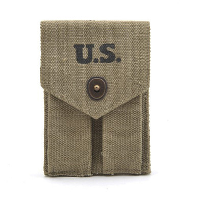 Colt .45 Caliber Magazine Pouch - Khaki | Military Issue Collectibles