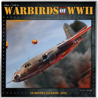 Warbirds Of WWII 2025 Wall Calendar 45282 | Military Issue Collectibles