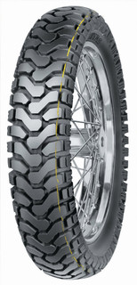 The Mitas 150/70-17  E-07 DAKAR is a true 50/50 dual sport tire created with the adventure bike in mind. Mitas E-07 is one of the most desired tire choices among adventure riders, who love to combine comfortable road riding with more adventurous off-road getaways. Hard wearing tread compound combined with aggressive chevron pattern give this tire superior off-road capability while maintaining extended tread life. Mud and snow rated. Load/Speed rated to 69T