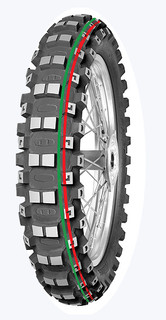 The Mitas 110/100-18 TERRA FORCE-MX MH is a high performance mx competition tires designed for maximum traction and control. Front tire knobs deliver straight line stability and rear tire knobs ensure positive contact with the ground. These tires have been developed in cooperation with MXGP riders. Load/Speed rated to 64M