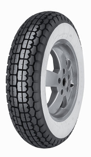 The Mitas 3.50-8 B13 is a classic scooter tire with a thick tread pattern design. These tires are also suitable for trailers and available in the reinforced 6PR version. Selected sizes are available in white wall version.