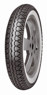 The Mitas 3.50-10 B14 Is a very popular classic scooter tire with a thick tread pattern design. Suitable for riding in demanding conditions. Selected sizes are available in white-wall version.