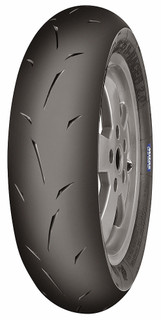 The Mitas 100/90-12 MC 35 S-RACER 2.0 is a racing tire developed for extreme lean angles, superb braking and acceleration performance. Construction and shape of the tire maximizes contact patch at extreme lean angles. Medium racing version is suited to warm weather and rough surface riding conditions.