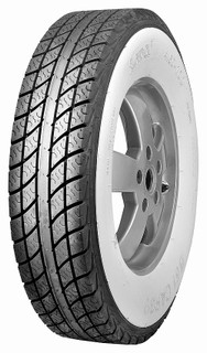 The Mitas 4.50-10C or 125/90-10 B61 is a classic scooter white wall tire with a strong 6 ply construction and a reinforced sidewall suitable for three wheel vehicles. These tires are also suitable for trailers. Fits on some models of Piaggio Ape and Subaru Sambar.