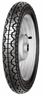 The Mitas 3.25-16 H-06 CLASSIC gives the rider a vintage style street tire with the benefits of modern rubber technology. Combination of ribbed and block tread pattern is  suitable for both front and rear application. European made with a reinforced casing along with classic tread design. Load/Speed rated to 55P.