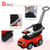 Aosom Kids 3 in 1 Push Car Ride-On Stroller Sliding Walking Toy with Horn Music Light Secure Bar for Boys Girls 1-3 Years Old Red