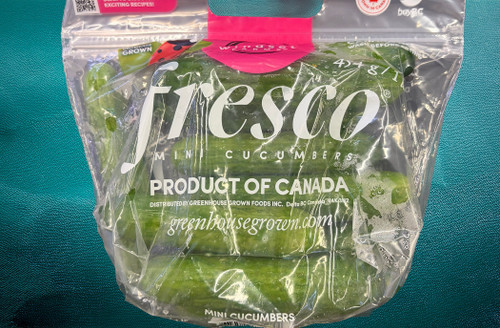 Mini Cucumbers - 1 lb Bag