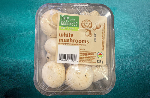 Organic White Mushrooms - 227 g