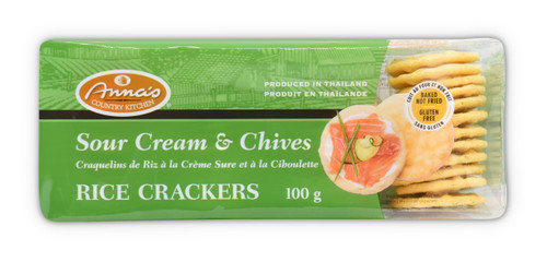 Anna's Sour Cream Rice Crackers - 100 g