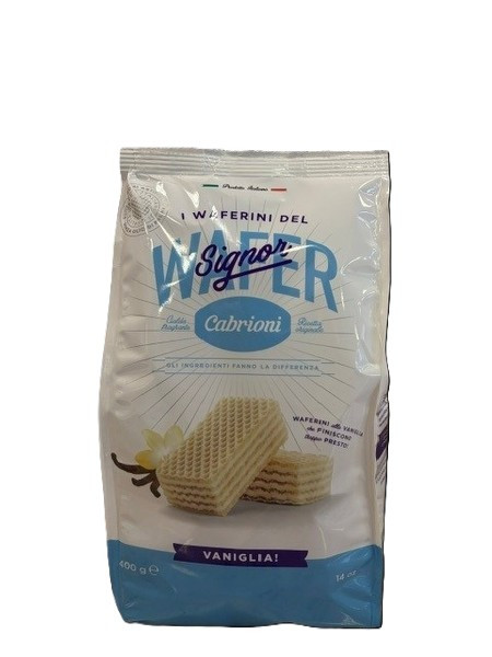 Cabrioni Waferini Piu Vanilla Wafers - 400 g