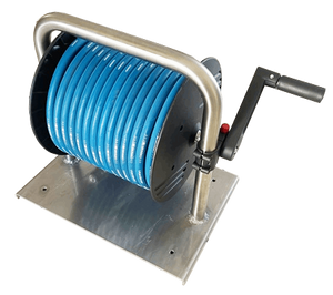 Hose Reel on Stainless Steel Bracket - With 30m Hose Hose Reel on Stainless Steel Bracket - With 30m Hose
